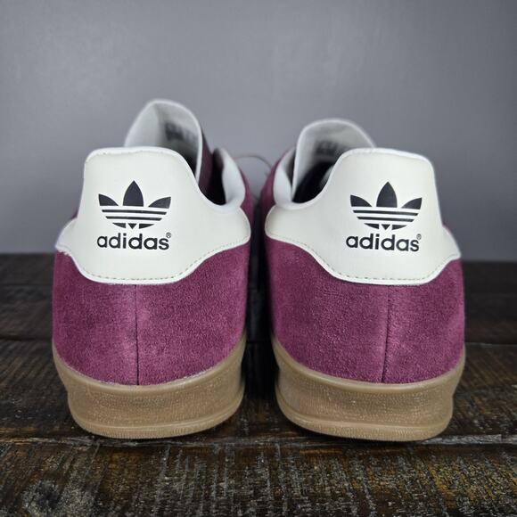 NEW Adidas Gazelle Indoor Mens Size 12 Low Top Shoes Sneakers Suede Red IF9647 main image 8